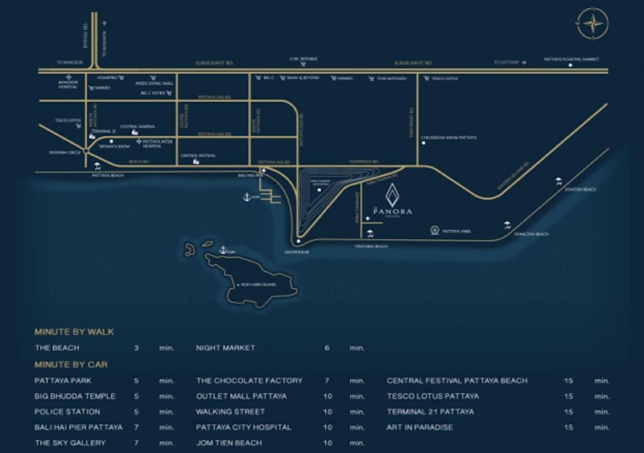 The Panora Pattaya Apartment Luaran gambar